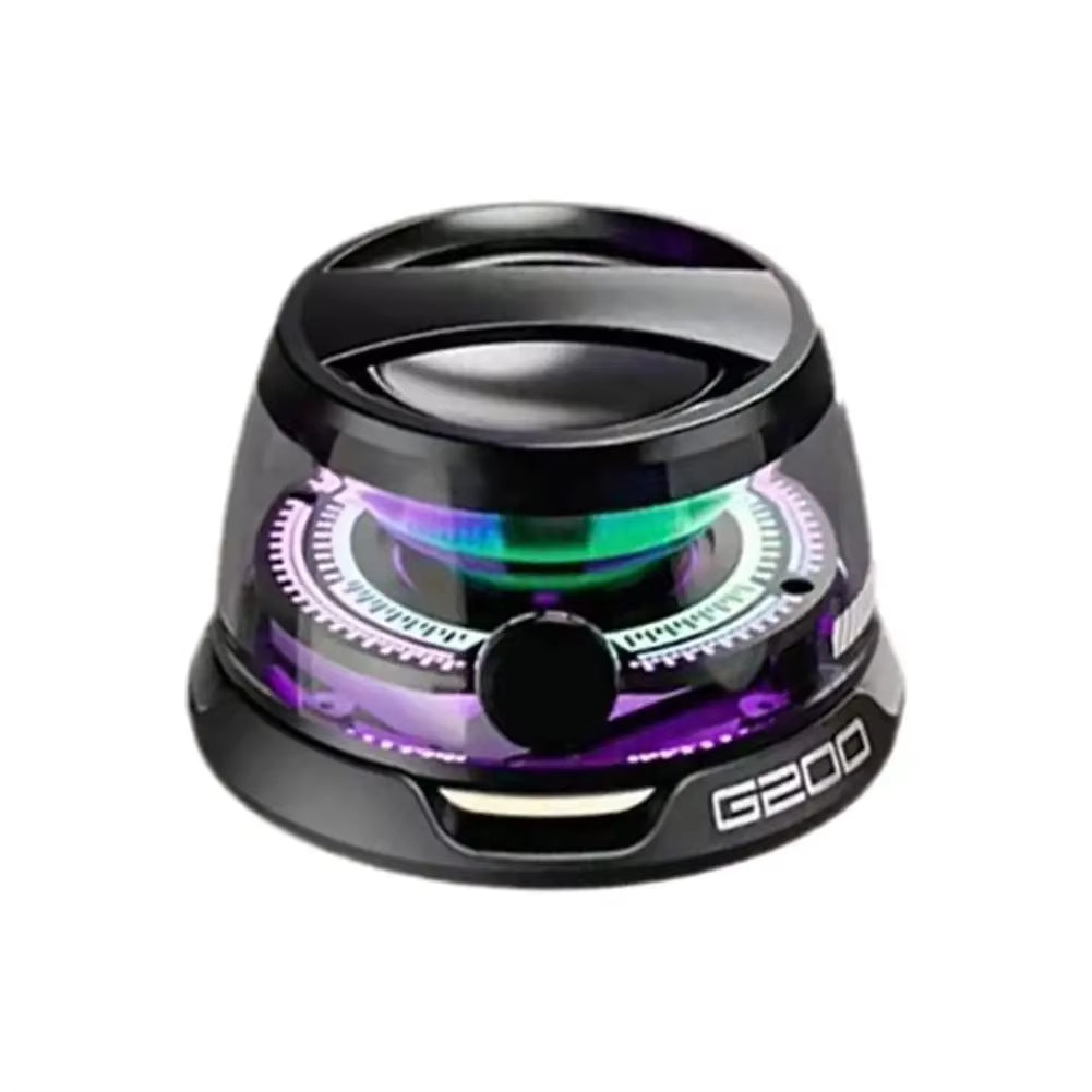 G200 Magnetic Portable Bluetooth Speaker Mini Sound Box Multifunctional RGB Serial Stereo Sound Bluetooth 5.3 Speaker