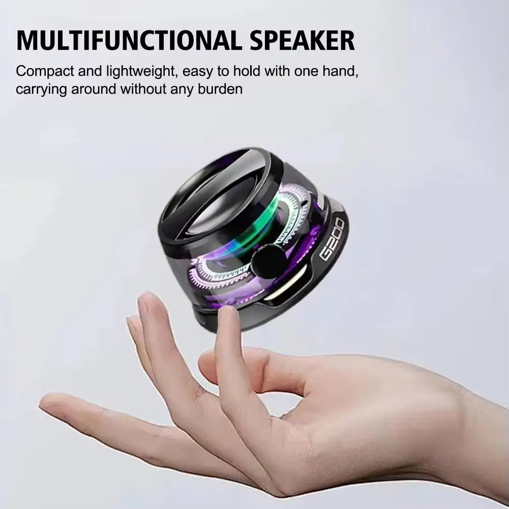 G200 Magnetic Portable Bluetooth Speaker Mini Sound Box Multifunctional RGB Serial Stereo Sound Bluetooth 5.3 Speaker