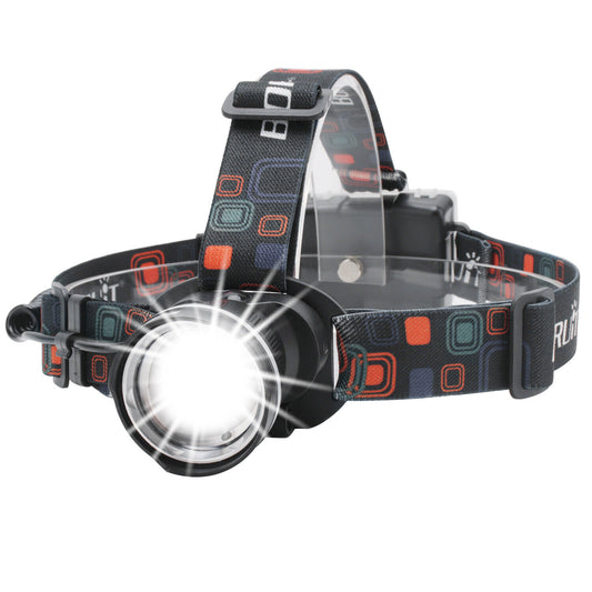 Boruit Zoom LED Headlamp Headtorch Flashlight Waterproof Headlamp Working Light