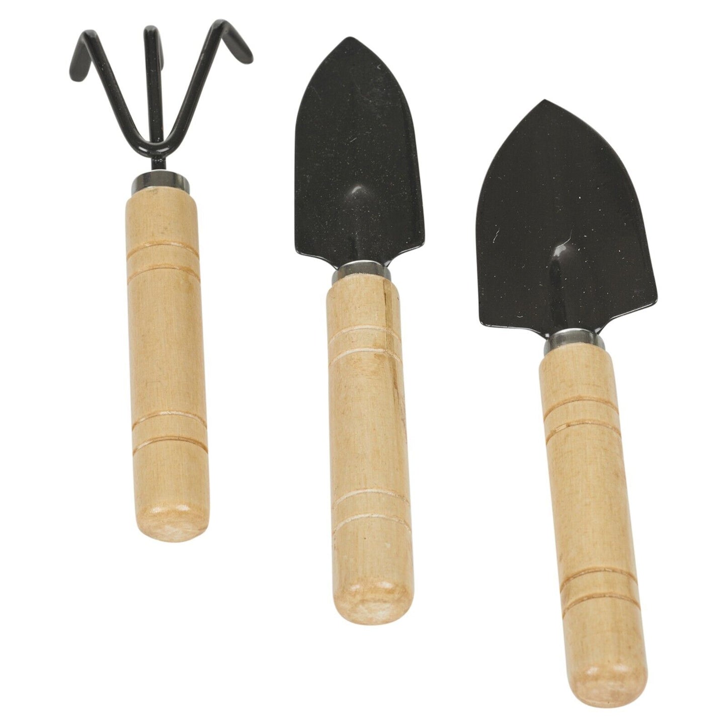 8 Pcs Garden Hand Tool Set Wood Metal Gardening Gloves Storage Bag Digging Weeds