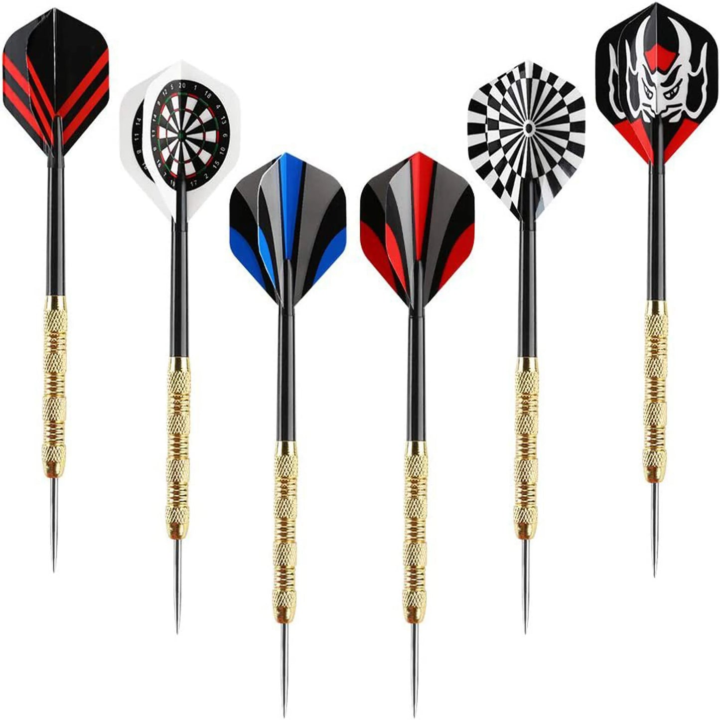 18PCS Steel Tip Darts, Professional Metal Darts, Dart Metal Tip Set, Dart Board Metal Darts, 14G Copper Plated Dart Needles