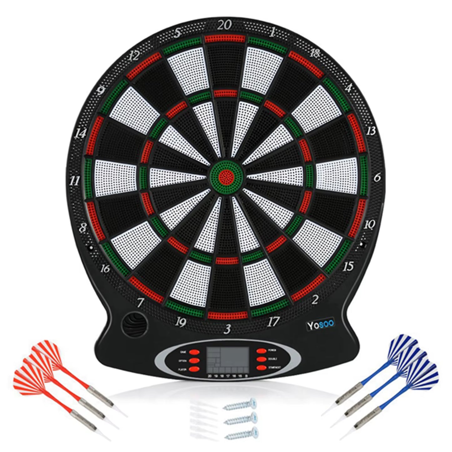 1Pc Electronic Games Professional Electronic Hanging Dartboard LCD Scoring Indicator Game with Darts Target Games