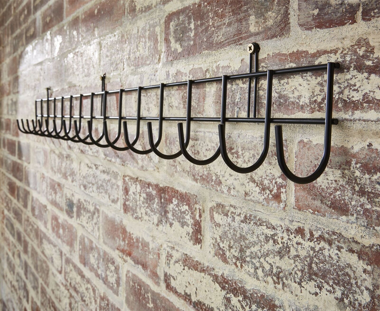 Garden Tool Wall Mounted Storage Rack Hook Holder Extra Long Shed Tidy Rail